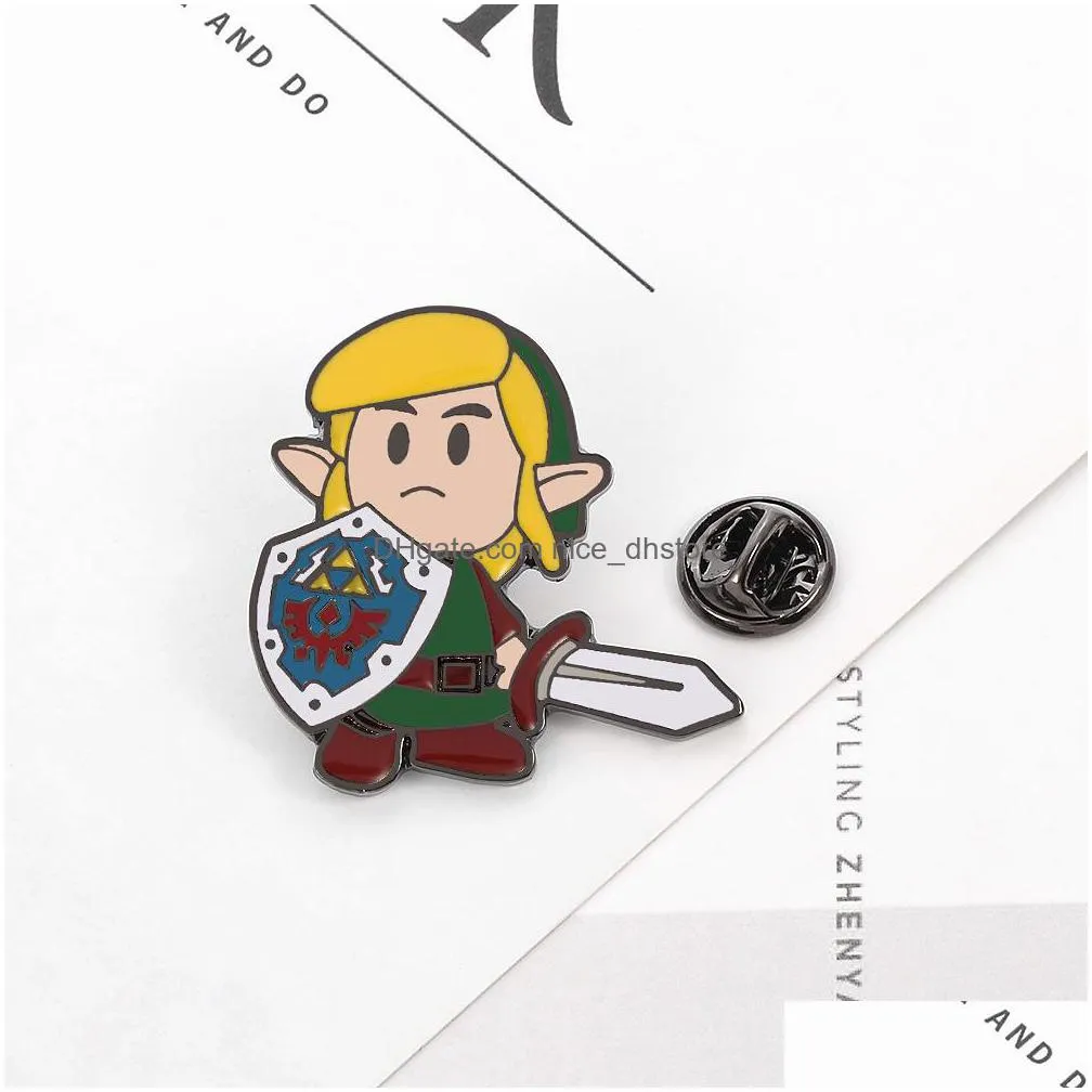 creativity game enamel pin brooch backpack collar hat badge women men lapel jewelry gifts