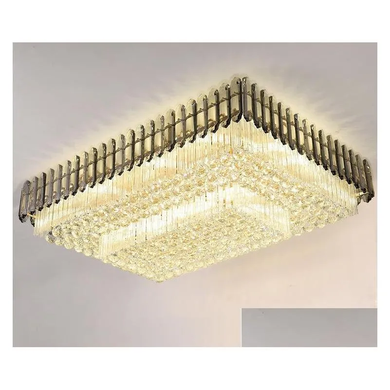 postmodern light luxury crystal chandeliers living room 2022 lamp simple modern atmosphere bedroom dining room ceiling