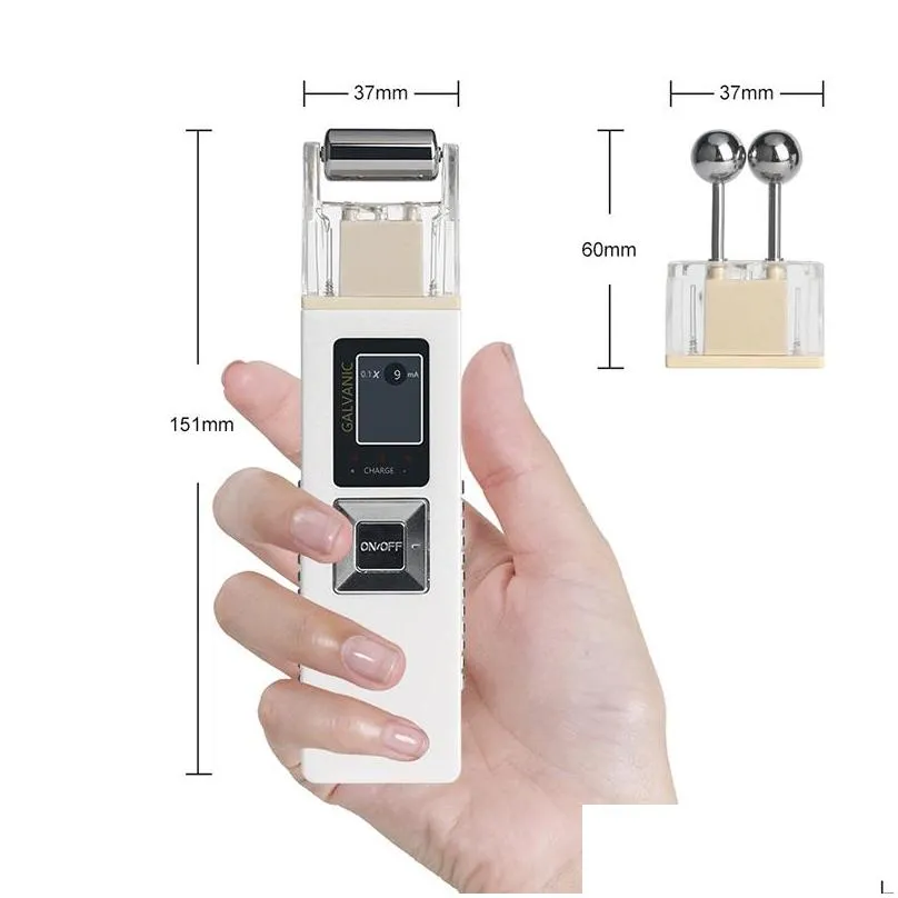 microcurrent facial massage lift tool iontophoresis skin firming machine iontophoresis spa salon beauty tool