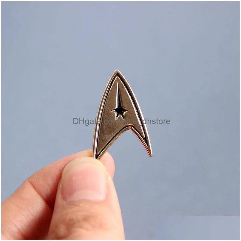 star trek starfleet enamel brooch pins badge lapel pins alloy metal fashion jewelry accessories gifts