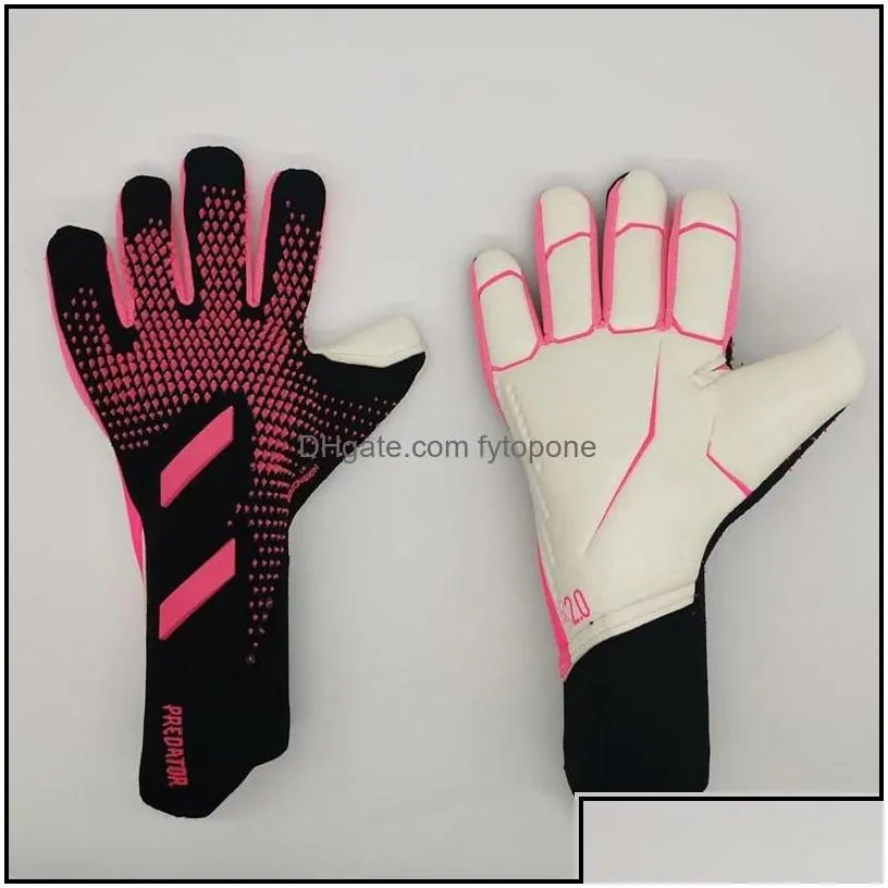 sports gloves 2022 goalkeeper gloves finger protection professional men football adts kids thicker goalie soccer glove drop delivery