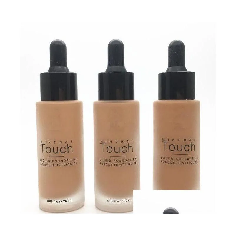 younique liquid foundation 10 colors moisturizer facial basic make up moisture lasting foundation delicate powder 20 ml