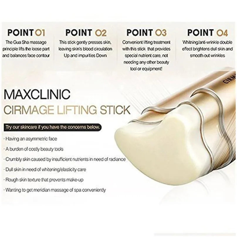 maxclinic cirmage lifting stick 23g wrinkle removal facial massage balm for skin lift and firm corea hottest cosmetics