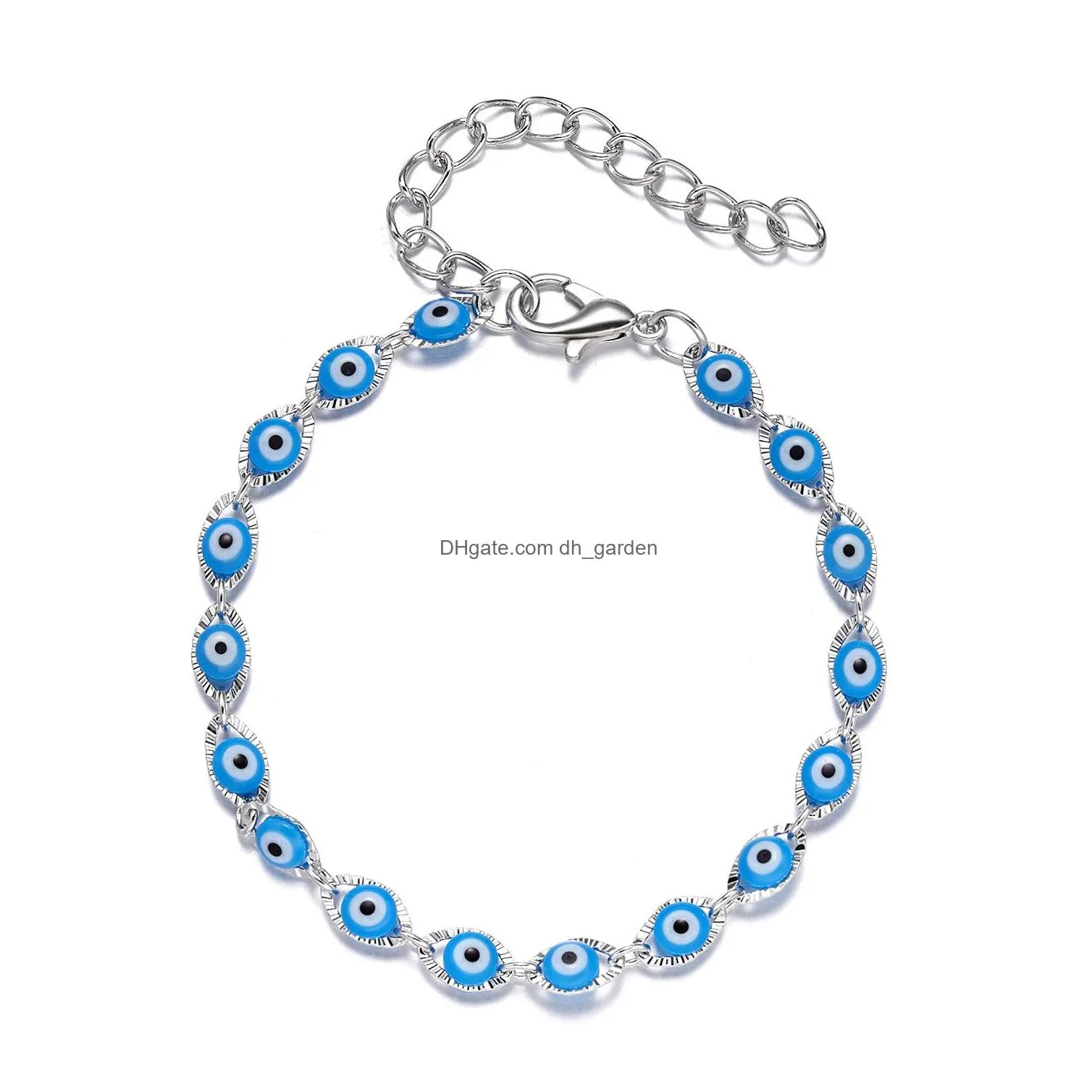 europe and america devils eye bracelet strands evil blue eyes beads fashion street photo creative couple bracelets