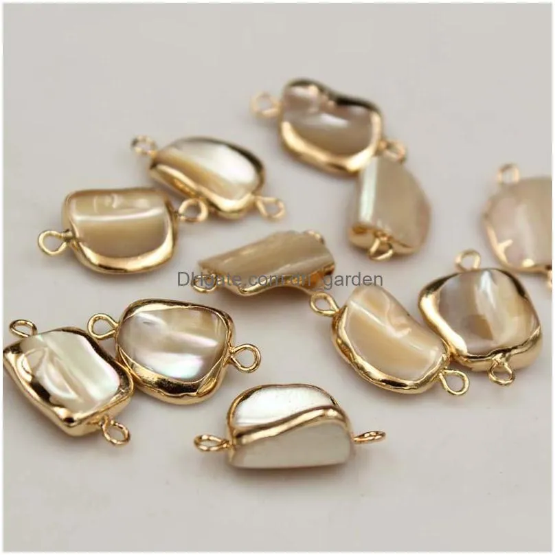 diy jewelry natural pearl small peach heart necklace bracelet small pendant baroque shaped love pearl accessories