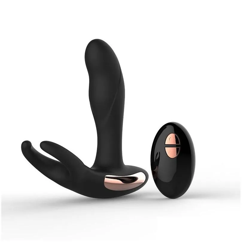 wireless vibrator stimulator prostate massager toys male men anal plug warming g spot masturbator gay strapon sex toy yl0404