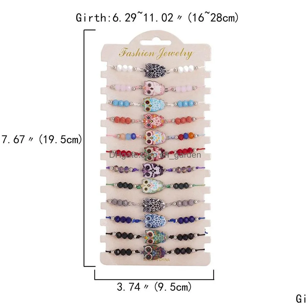 bohemian color palm mixed bracelet strands 12 pieces soft pottery adjustable beaded bracelets