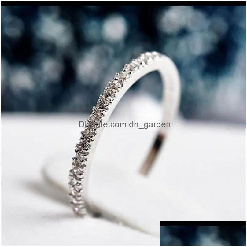 wholesale 18k gold plated wedding rings for women simulated diamond engagement ring star jewelry shipping