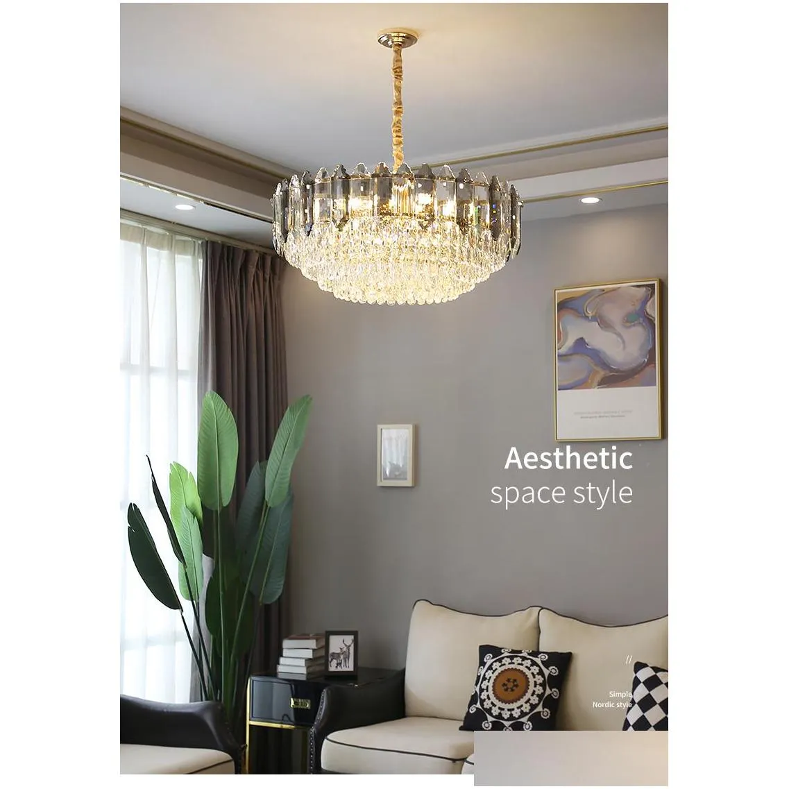 modern lustre crystal led chandelier lighting living room led chandeliers lamp home decoration hanging lights fixtures luminaire