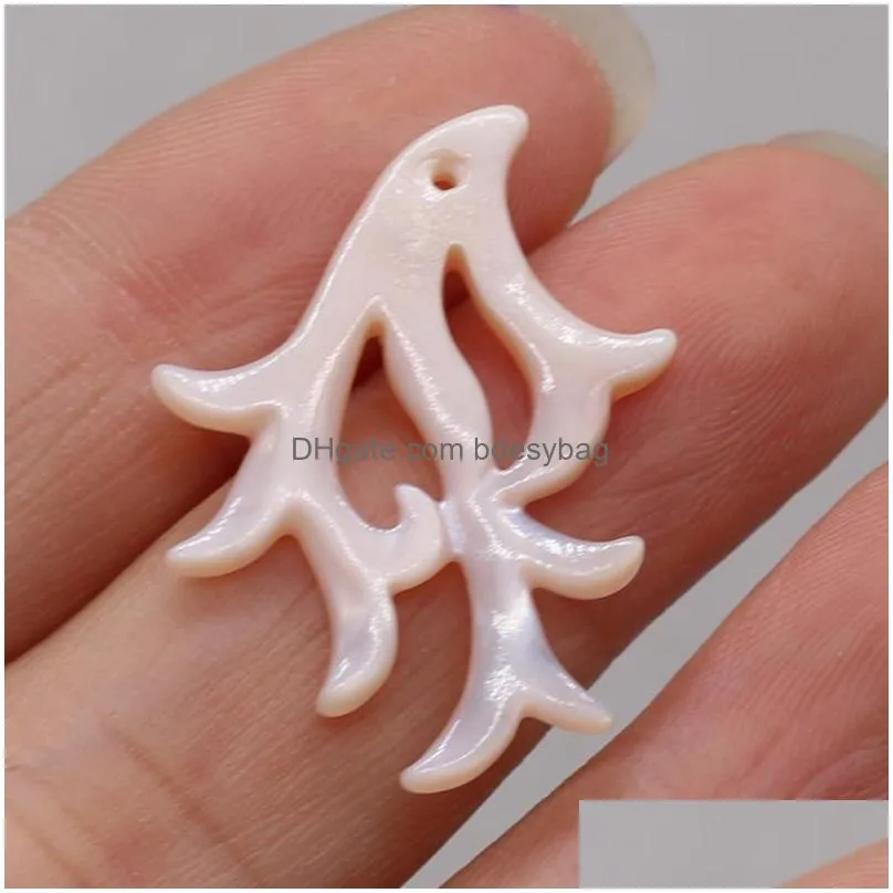 charms natural shell pendant fish shaped mix color exquisite for jewelry making diy bracelet necklace earrings accessoriescharms