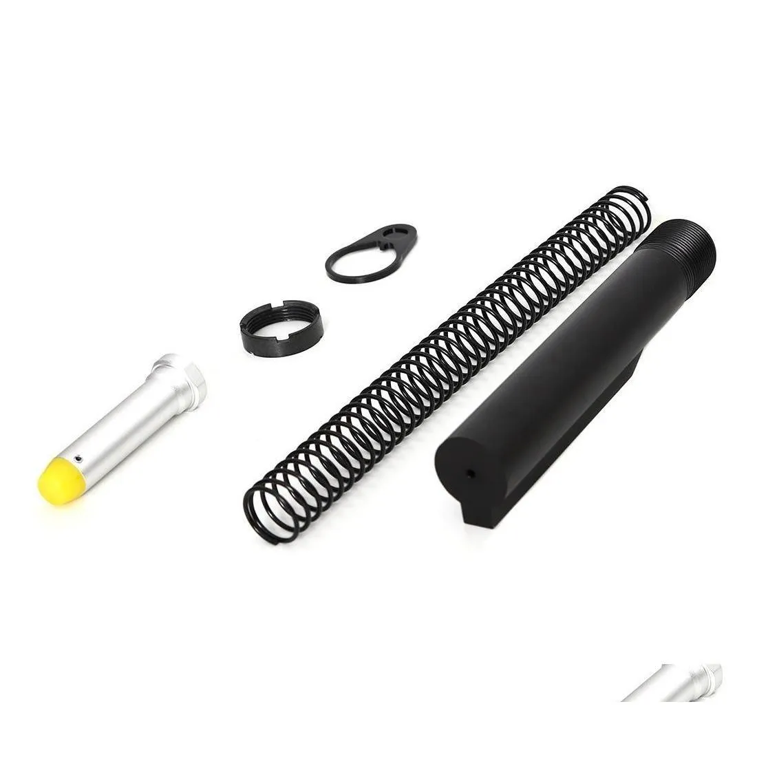 paintball accessories tactical ar15 m16 m4 buffer tube fivepiece set lower parts kit 6 position extension assembly /kit combo cylind