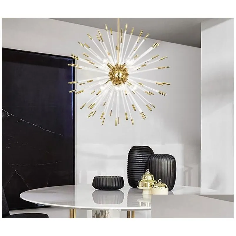 modern crystal chandelier lamp for living room creative design hanging light fixture gold luxury home decor led cristal