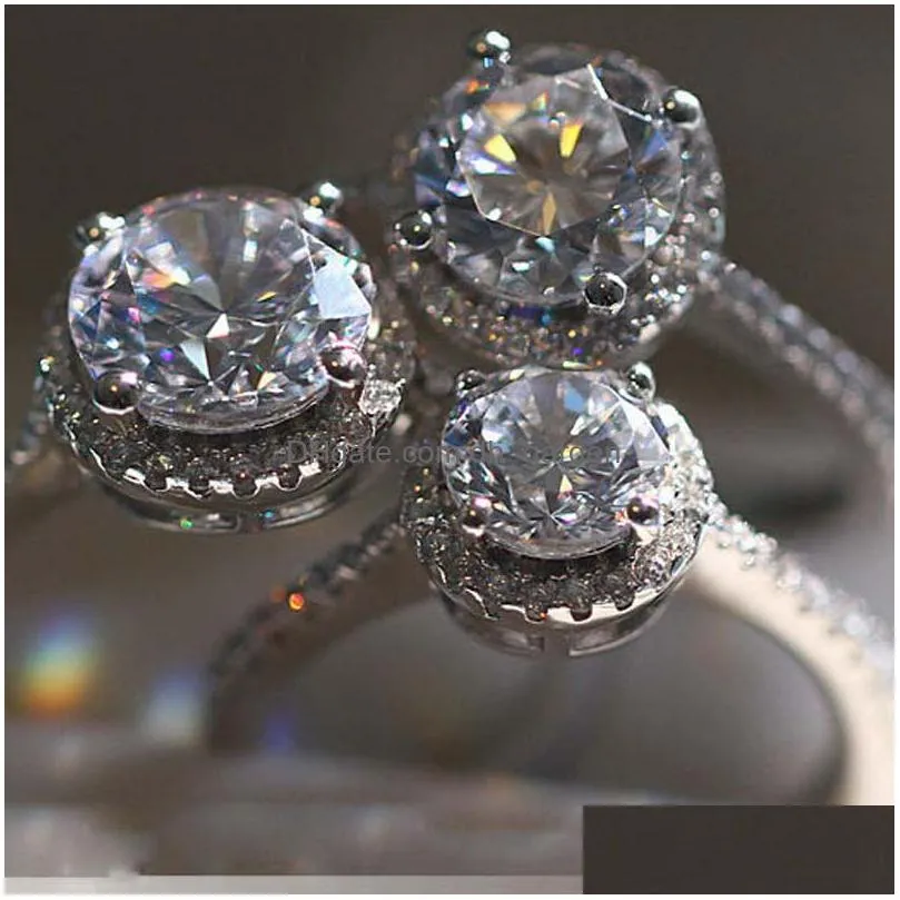 wholesale diamond ring 1 9 ct diamond exaggeration proposal love honorable female wedding ring for women