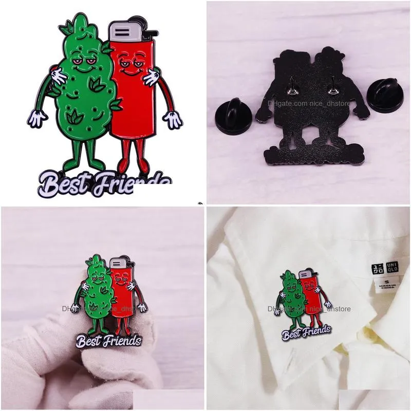 funny friends decorative enamel pins brooches for clothes lapel pins on backpacks briefcase badges jewelry accessories