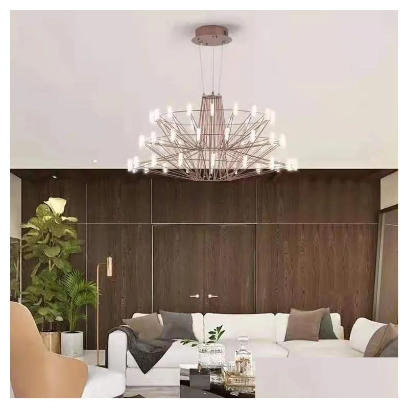 modern minimalist creative branch chandelier lamps living room bedroom dining room model