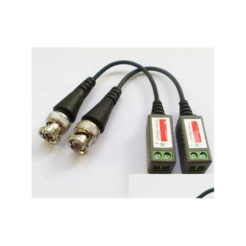 cat5 cam cctv bnc video balun transceiver cable