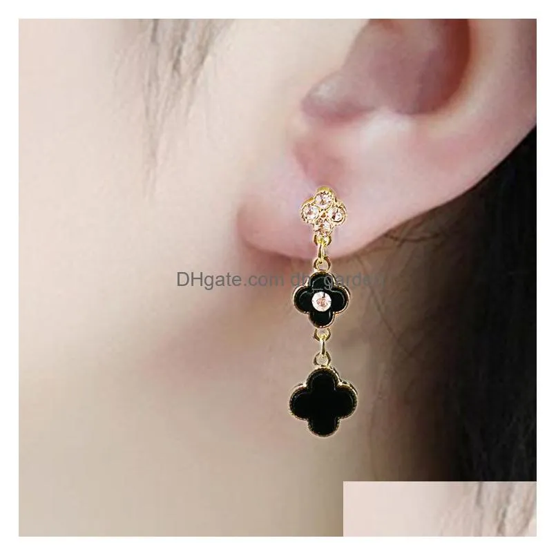 s925 silver needle bow knot full of drilled zircon earrings girls light luxury exquisite korean versatile earrings