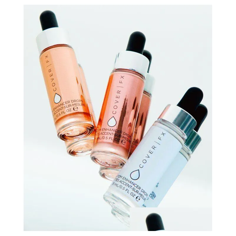 cover fx custom enhancer drops 15ml liquid highlighters 4 colours