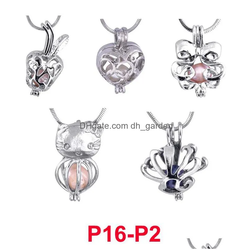 factory direct wholesale 300 designs for your choose locket cages love wish pearl/ gem beads oyster pearl mountings pearl cage