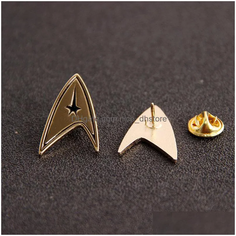 star trek starfleet enamel brooch pins badge lapel pins alloy metal fashion jewelry accessories gifts