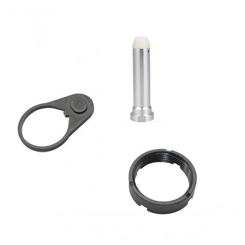 paintball accessories tactical ar15 m16 m4 buffer tube fivepiece set lower parts kit 6 position extension assembly /kit combo cylind