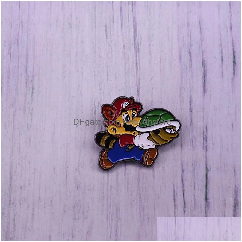 cute anime movies games hard enamel pins collect metal cartoon brooch backpack hat bag collar lapel badges women fashion jewelry