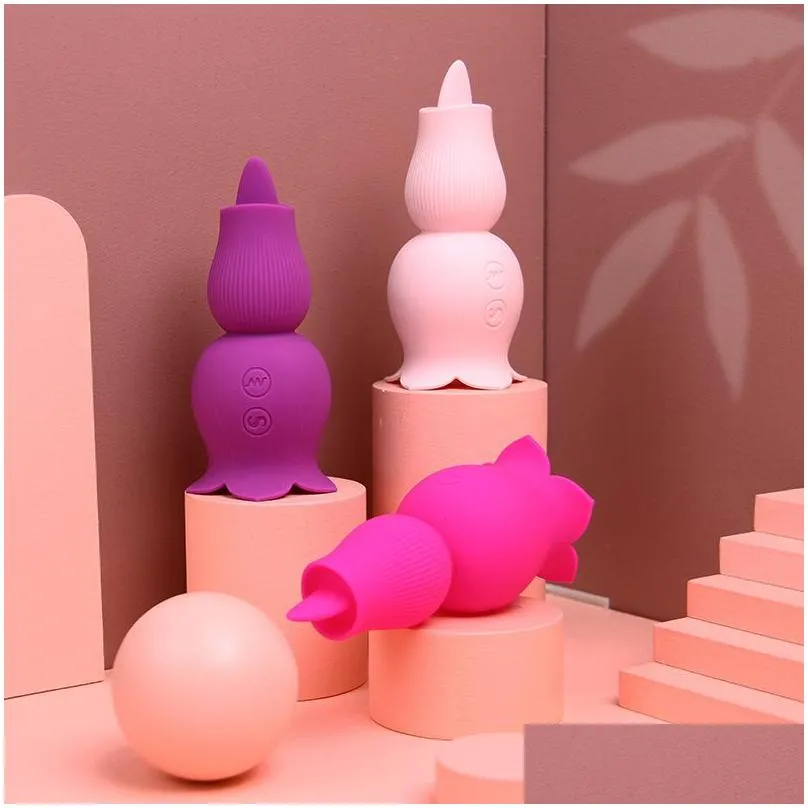 rose clitoral sucking vibrator vibrating egg vaginal anal tongue lick clit stimulator breast nipple sucker massager oral sex adult toy for women