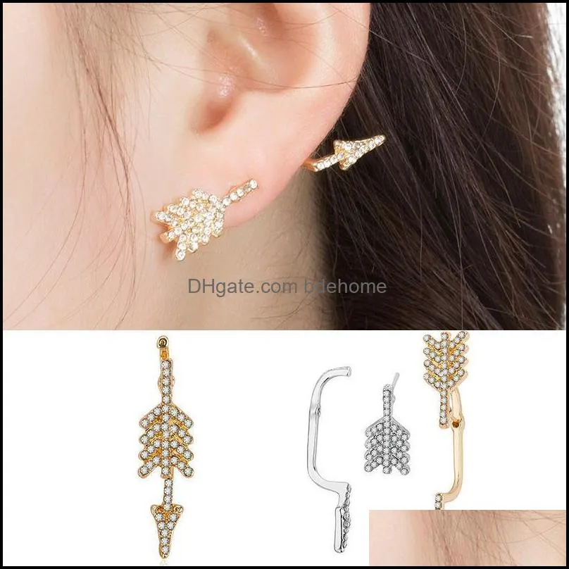 arrow earrings for women fashion simple geometric gold triangle love statement earrings very beautiful arrow earrings