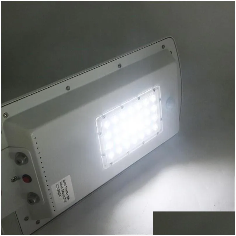 10w 15w intergrated led solar street light motion sensor ip65 waterproof led outdoor light smd 3030 led chip