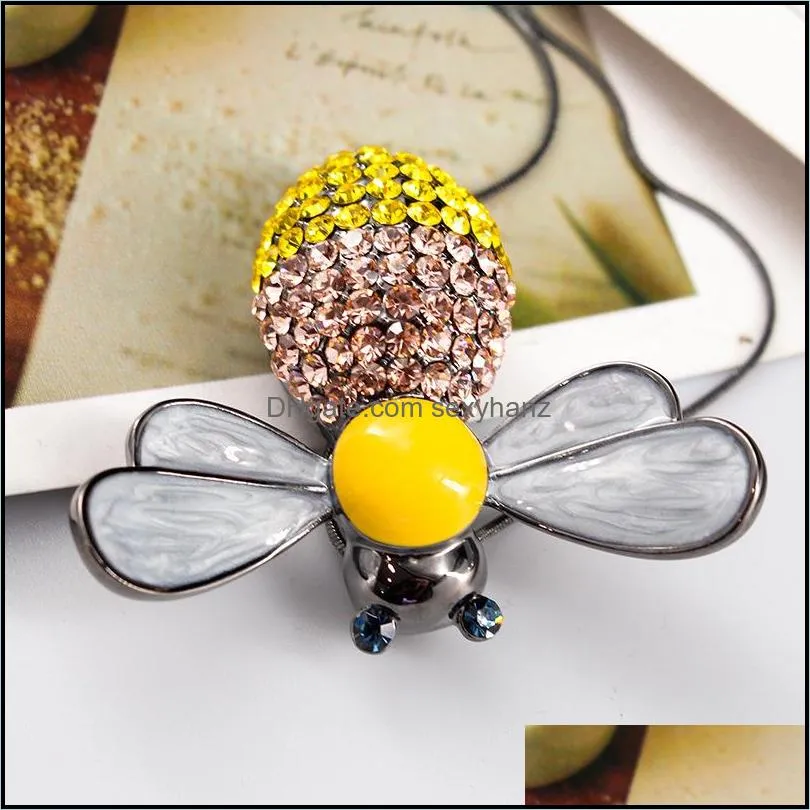 chokers necklaces gold silver color necklace luxury jewelry animal bee pendant necklace