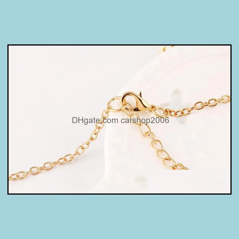 gold chain necklace heart korean jewelry i love you to the moon and back silver necklace women men i love you moon choker