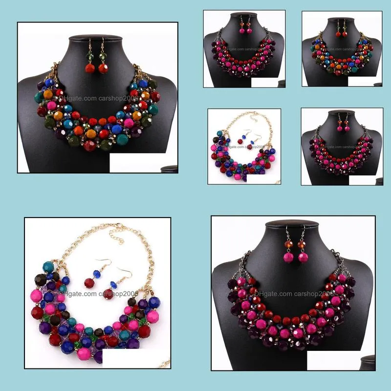 statement necklaces for wedding indian african fashion beautifully necklace and earrings bridesmaid jewelry sets