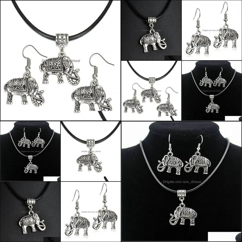 pretty elephant jewelry sets necklace bohemian beautiful beautifully luxury jewelry set