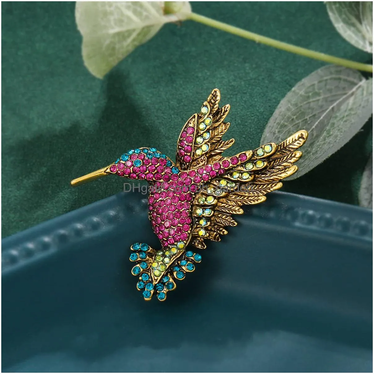 meedoz animal insect brooches for women crystal rhinestone animal lapel brooch pin set for daily decoration
