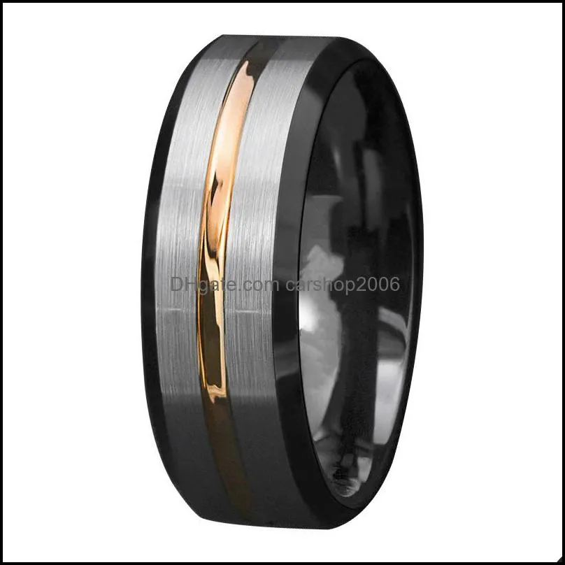 mens wedding ring stainless steel ring
