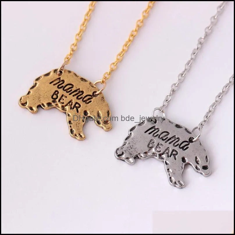 pretty necklace engraved animal pendants necklaces mothers day gift for mom fashion beautifully jewlery plated silver gold chain