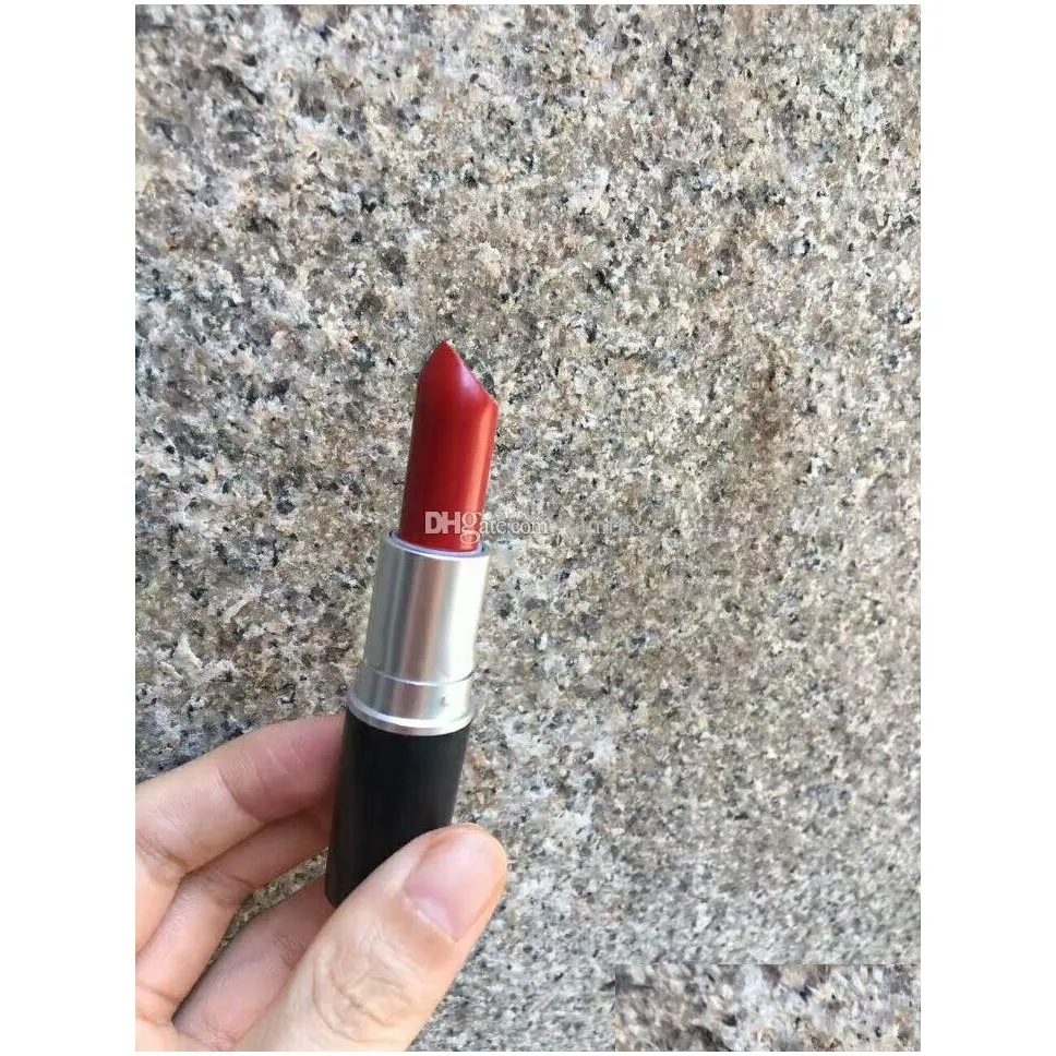 10pcs/lot famous brand beauty red lipsticks rebel lipstick professional makeup waterproof lip stick cosmetic batom 18 color