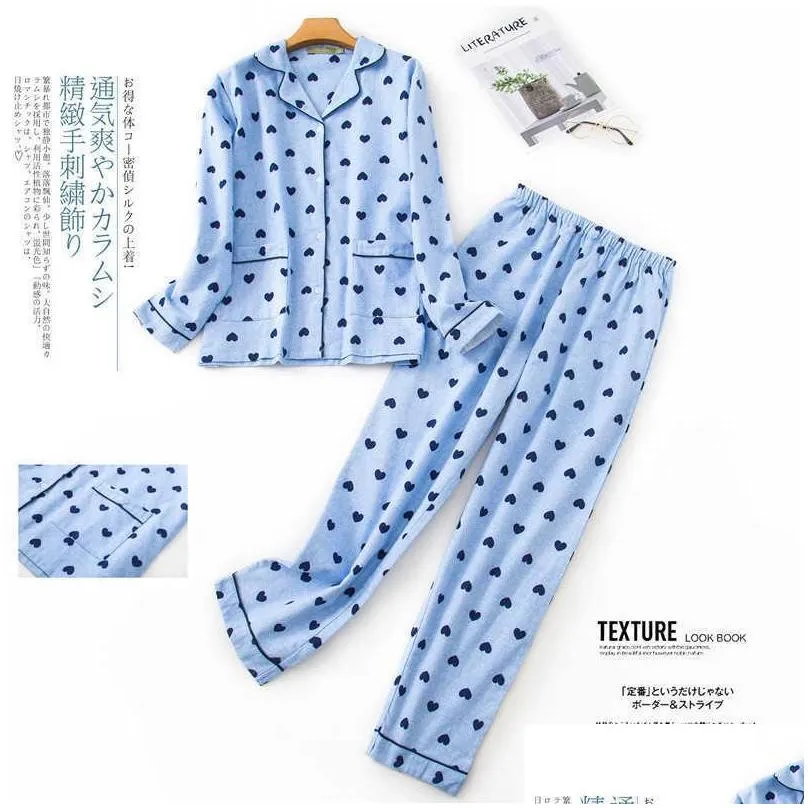 pure cotton pajamas set women pyjama cartoon bunny print female winter sleepwear warm sexy homewear long shirt pants 2 piece/set