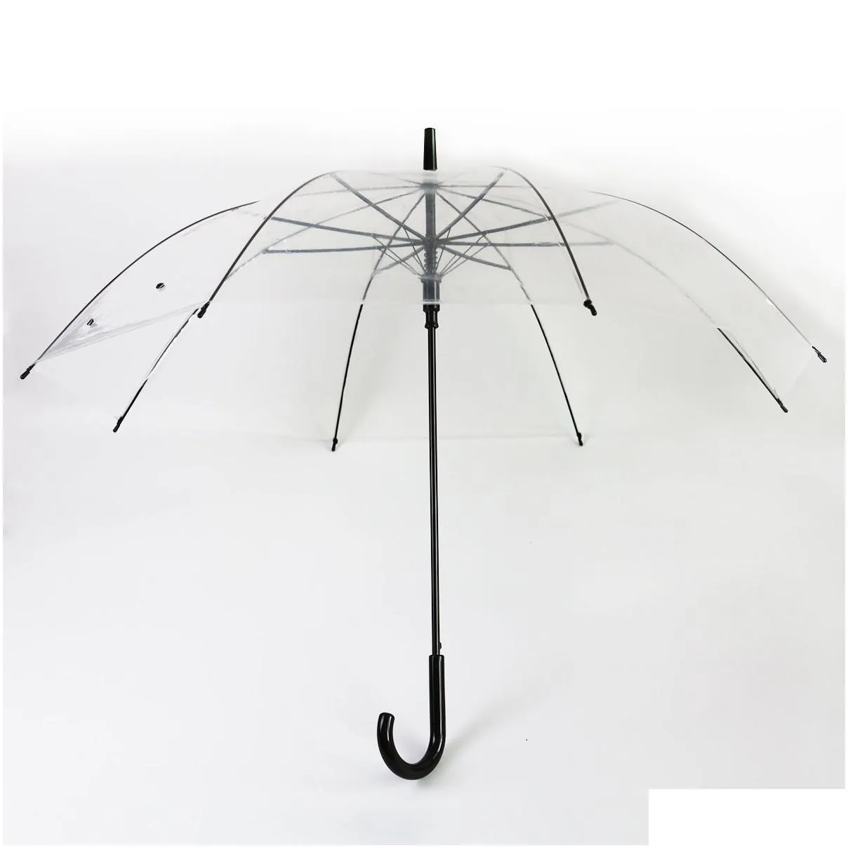 fans parasols stylish simplicity bubble deep dome umbrella apollo transparent umbrella girl mushroom clear wedding accessories