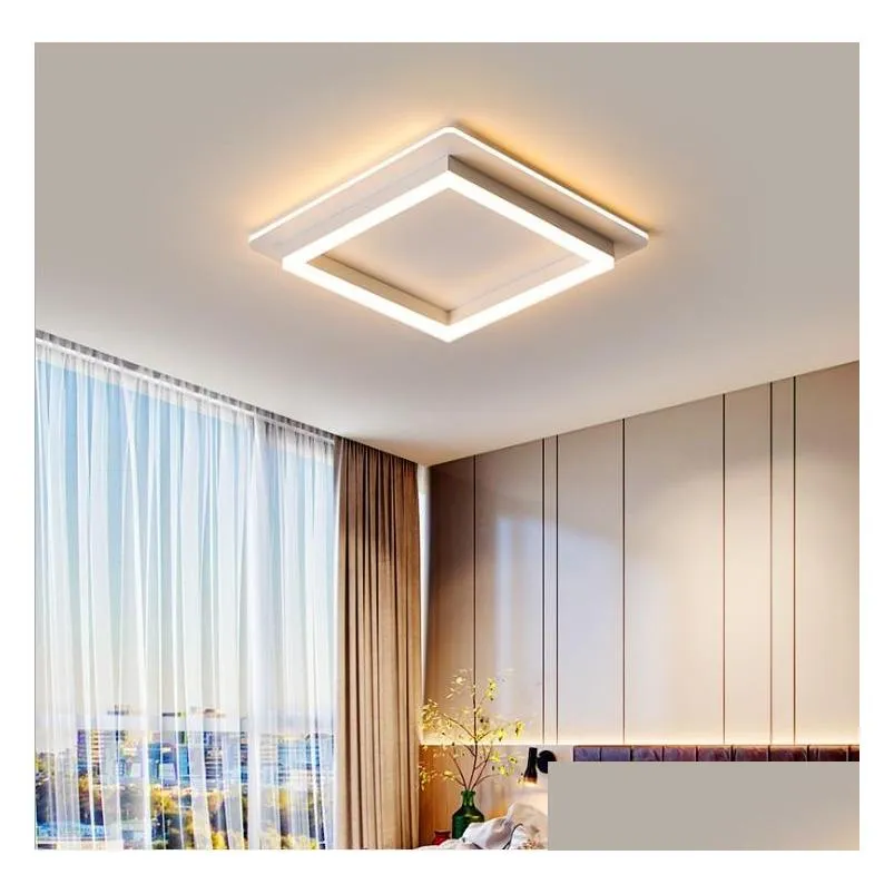 modern ceiling lights for hallway balcony corridor coffe white light lamps bedroom luminaria teto acrylic lamparas de teco