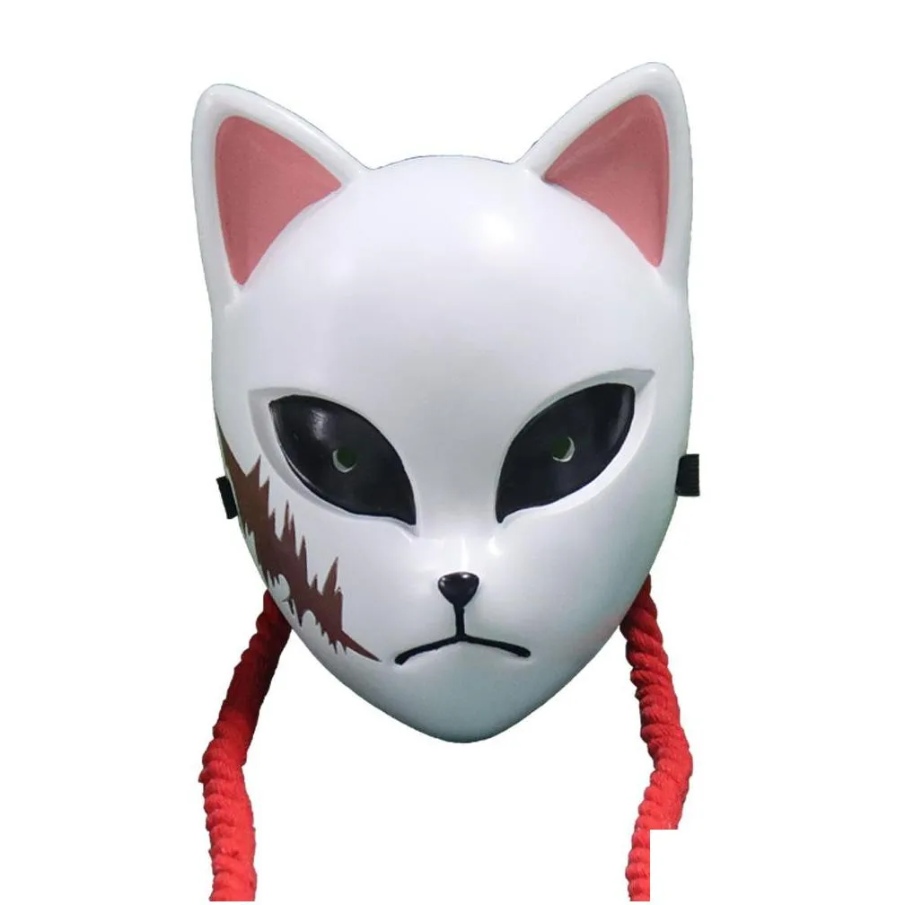 anime sabito kamado tanjirou resin mask cosplay demon slayer kimetsu no yaiba halloween party costume collection props deluxe 201026