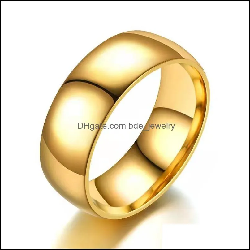 stainless steel black rings for women wedding rings men jewelry