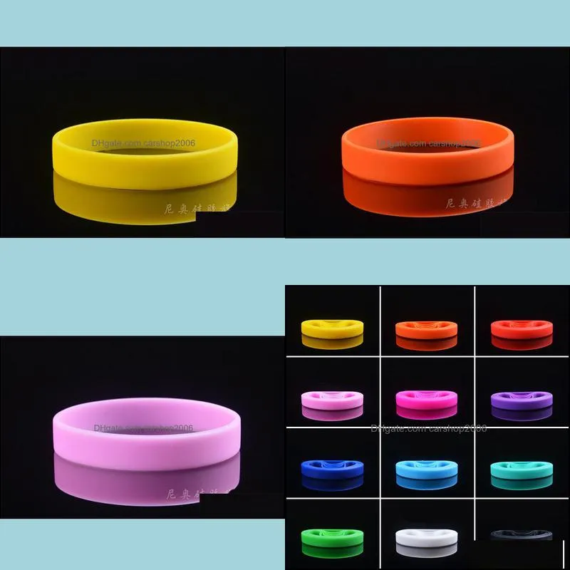 silicone bracelet wristband signature jelly bracelets sports bracelet.