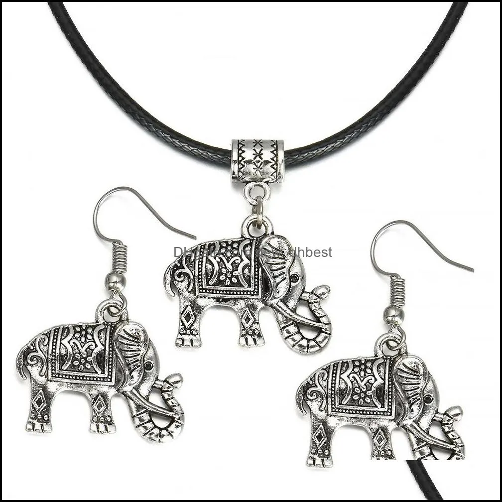 pretty elephant jewelry sets necklace bohemian beautiful beautifully luxury jewelry set