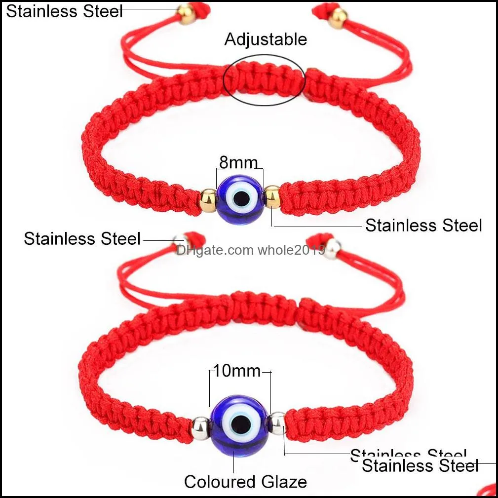 evil turkish eye hand braided rope chain red thread string bracelet women men 2021 charm lucky adjustable bracelets friendship jewelry