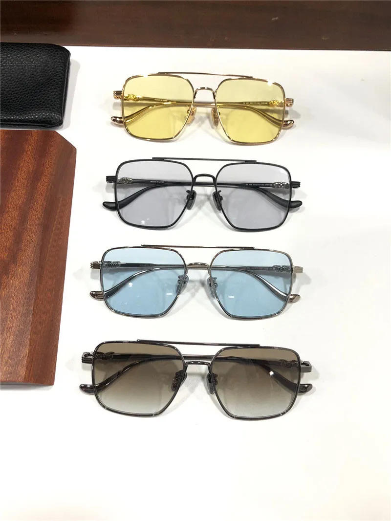 New fashion design square sunglasses 8146 metal frame vintage simple shape hip hop rock style outdoor UV 400 protection glasses