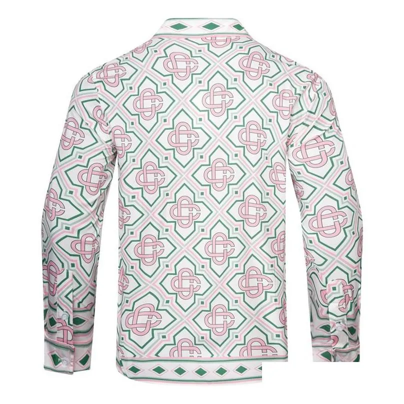 autumn/winter 22 new casa digital pattern alphabet print long sleeve shirt polo mens and womens fashion loose pullover mxxxl 018