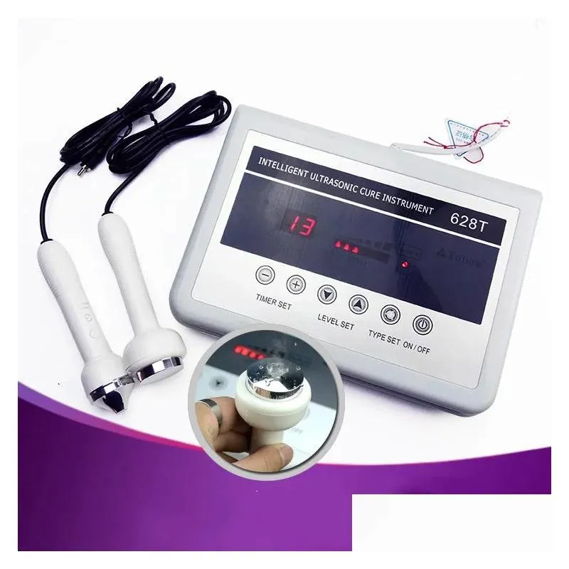 ultrasonic cure instrument facial spot removal whitening slimming skin care high frequency ultrasound introducer massager beauty