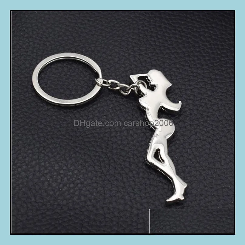 beauty girls keychain animal dolls keyring baubles beer bottle opener lovely gift for kids jewelry accessories