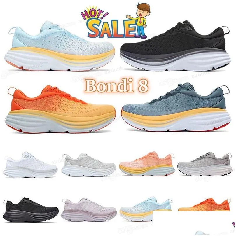  one bondi 8 running shoes lightweight cushioning long distance road one runner shoe men women sneakers drop s accepted lifestyle size